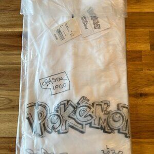 Daniel Arsham x Pokemon x Uniqlo Crystal Logo 3020 Tee White Size L